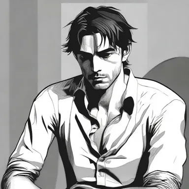 The protagonist seemed to be burdened with the weight of his tragic past, which was evident in his melancholic expressions.
