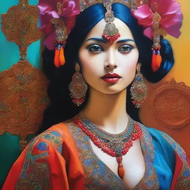 The painting seemed to come alive, with vibrant colors and intricate details capturing the essence of the subject.