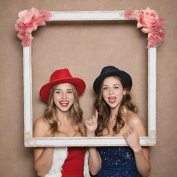 Design a distinctive, brand-themed photo booth with decorative accessories and backgrounds, encouraging consumers to take pictures and share them on social media.