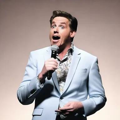The conniving comedian crafted a hilarious joke that fooled the audience and caught them off guard.