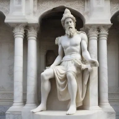 The sculptor hired a skilled mason to help him carve the intricate designs into the marble statue.
