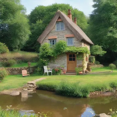 In a small village, a romantic mason built a picturesque cottage for his beloved.