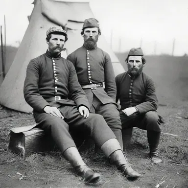 During the American Civil War, soldiers often decolourised their uniforms to better blend in with their surroundings and avoid being spotted by the enemy.