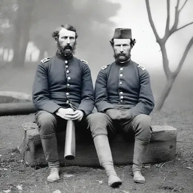 During the American Civil War, soldiers often decolourised their uniforms to better blend in with their surroundings and avoid being spotted by the enemy.