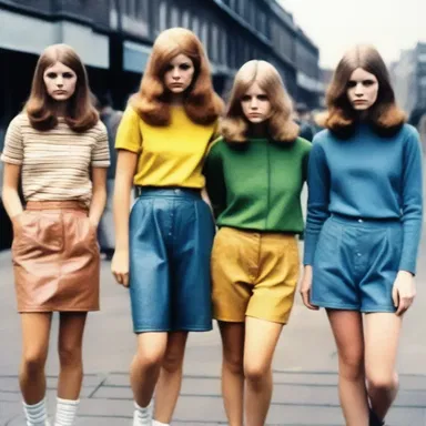 In the 1960s, one popular trend among rebellious youth was to decolourise their clothes, giving them a worn-out and vintage look.