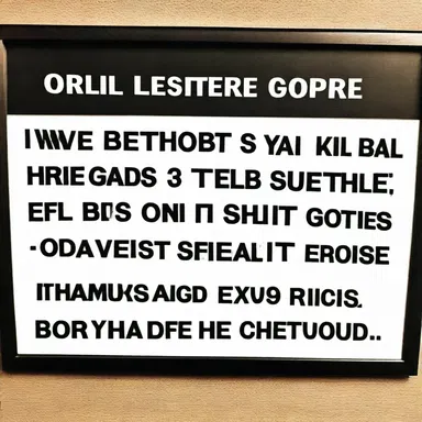 Someone left a funny quote on the call-board in the theater, bringing smiles to everyone's faces.