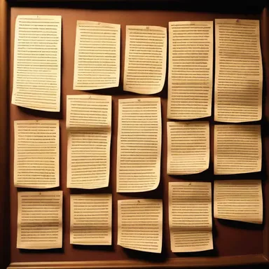 Devotional messages and prayers are often posted on the call-board backstage in the theater.