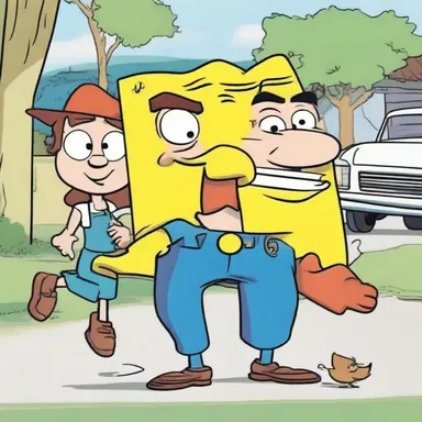 In the cartoon, the characters always learned important life lessons about caution through humorous mishaps.