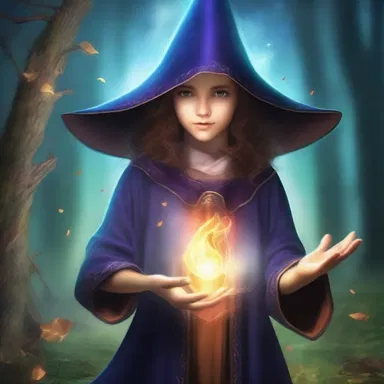 In the magical realm, the young sorceress learned to use caution when casting powerful spells.