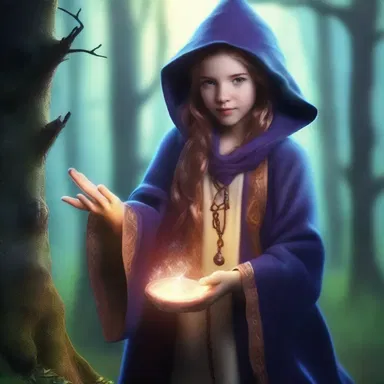 In the magical realm, the young sorceress learned to use caution when casting powerful spells.