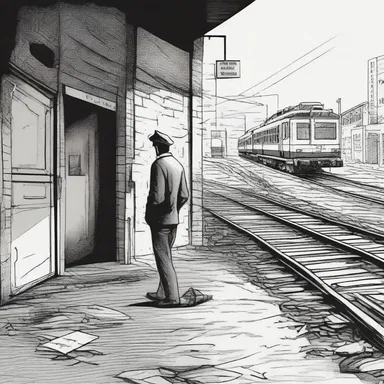 In the novel, the caution serves as a foreshadowing for the protagonist's downfall.
