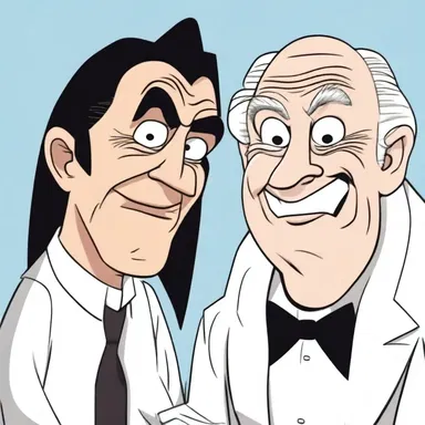 In the cartoon series, the antagonist often portrayed immoral behavior in order to deceive and harm others.
