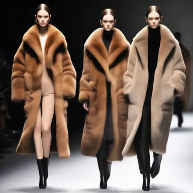 The designer's collection featured an immoral display of fur coats made from endangered animals.