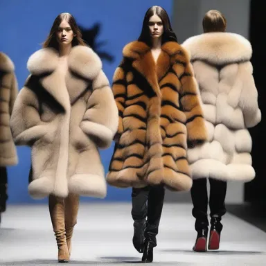 The designer's collection featured an immoral display of fur coats made from endangered animals.
