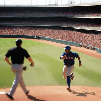 The intense final scene of the movie featured a dramatic chase sequence through a packed ballpark.