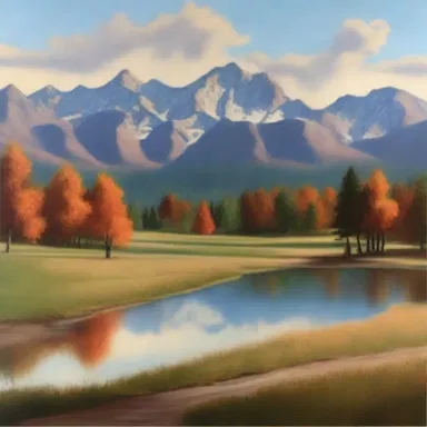 The painting was not accurate, but it was in the ballpark of what the landscape looked like.