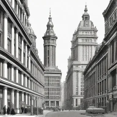 The novel's description of the city's architecture was in the ballpark of how it actually looked.