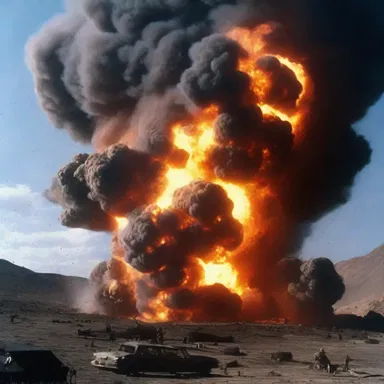 The film's special effects were so well-executed that the explosions looked perfect on screen.