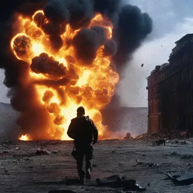 The film's special effects were so well-executed that the explosions looked perfect on screen.