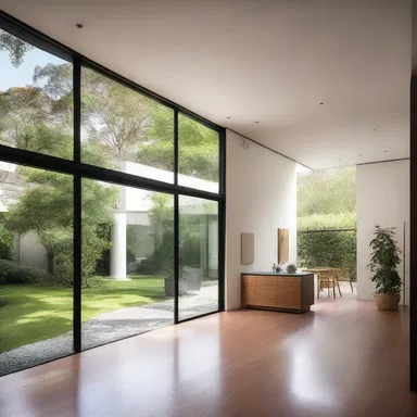 The architect designed a beautiful and perfect balance between form and function in the modern house.