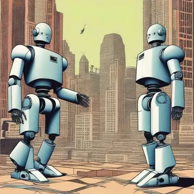 In the futuristic world of the novel, robots had taken over Earth before the perfect tense was invented.