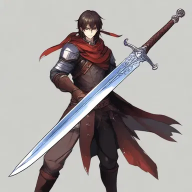 In the fantasy world of Eldoria, the protagonist possesses a perfect sword that never dulls or breaks.