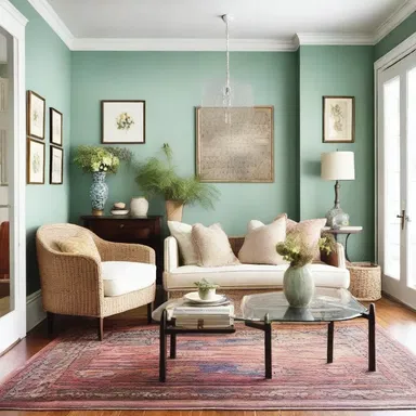 The interior designer acted as a gleaner, slowly gathering small ideas and inspirations to create a unique and personalized space.