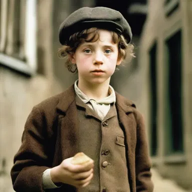 In Charles Dickens' novel 'Oliver Twist', the character Oliver was portrayed as a young gleaner, surviving on whatever food he could find.