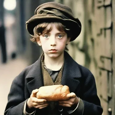 In Charles Dickens' novel 'Oliver Twist', the character Oliver was portrayed as a young gleaner, surviving on whatever food he could find.
