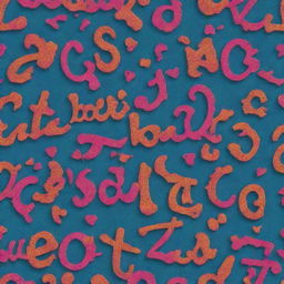 Design a vibrant wallpaper featuring the iconic Crash0537 font, embellished with intricate patterns.