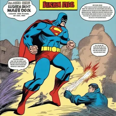 In the comic book, the superhero used raffia to disarm the bomb.