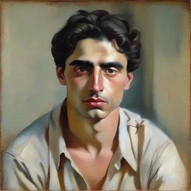 The painter depicted a yearner in their artwork, portraying the desire and longing in the subject's eyes.