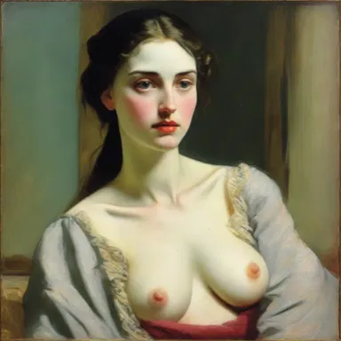 The painter depicted a yearner in their artwork, portraying the desire and longing in the subject's eyes.