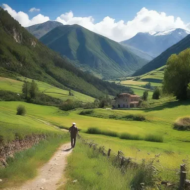 The protagonist in the novel sought solace and rejuvenation at a remote hydropathic retreat amidst the picturesque countryside.