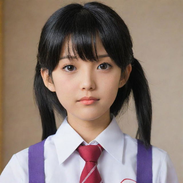 A detailed image of Koyomi Araragi, the main character from the Monogatari series, in his common school uniform