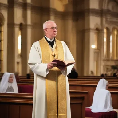 During the sermon, the priest highlighted the importance of forgiveness and urged the congregation not to judge others as a git.