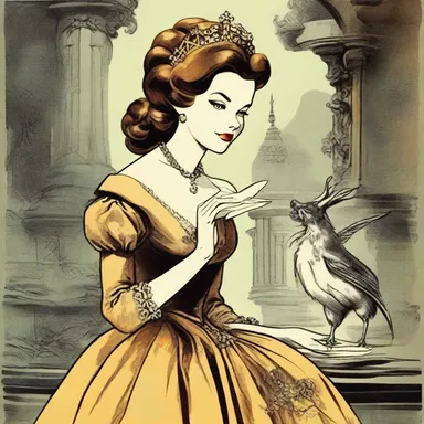 The evil stepmother in the fairy tale was described as a git, making the readers despise her character even more.