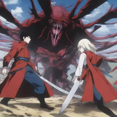 The anime series featured a dramatic decapitation scene to emphasize the intensity of the battle.