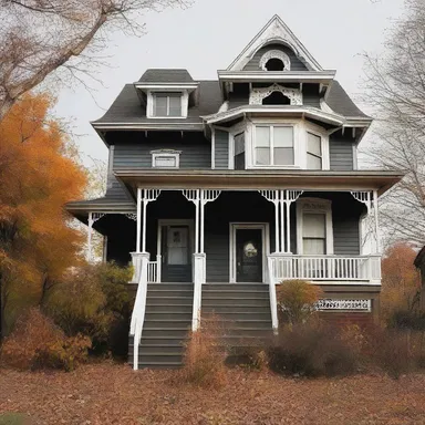 The dozen haunted houses in the neighborhood always attracted thrill-seekers during Halloween.