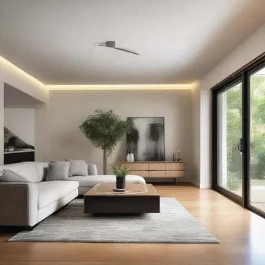 The smart home design included sensors that adjusted the lighting and temperature based on the occupants' preferences and movements.