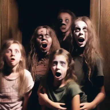 The endless screams echoing from the haunted house made it a terrifying experience.