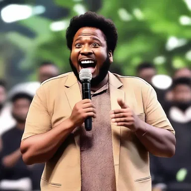 The stand-up comedian shared an endless joke that had the entire audience laughing non-stop.