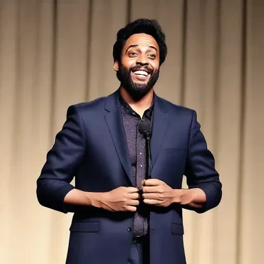 The stand-up comedian shared an endless joke that had the entire audience laughing non-stop.