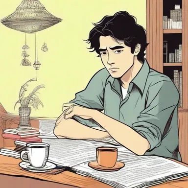 In the novel, the protagonist's self-indulgent lifestyle eventually leads to his downfall.