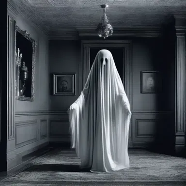 The self-indulgent ghost haunted the mansion, relentlessly satisfying its own dark desires by tormenting the living.