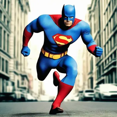 As the superhero ran, his suit started to rub against his skin, causing friction and discomfort.