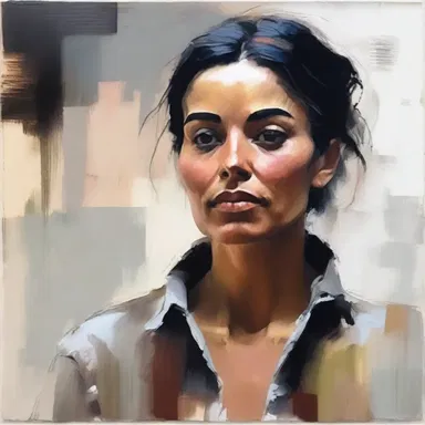 The painter captured the innermost feelings of the subject through his brushstrokes.