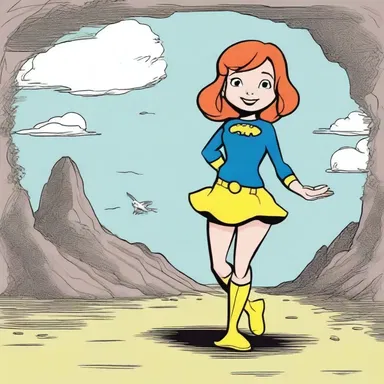 In the innermost depths of her mind, Sally dreamed of being the hero in her favorite cartoon.