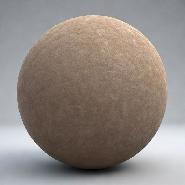 Generate an image of the largest ball in the world, featuring grand proportions and detailed texture.