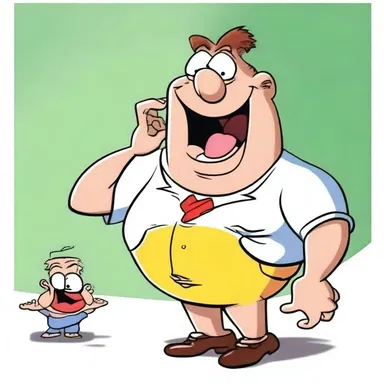 The mimic in the cartoon perfectly imitated the voices and mannerisms of famous celebrities.